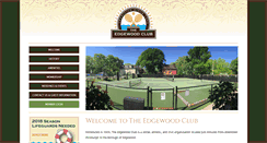 Desktop Screenshot of edgewoodclub.com